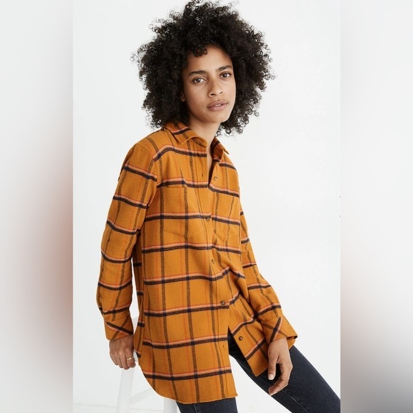 🌹MADEWELL EX-BOYFRIEND CLASSIC FLANNEL - Picture 1 of 5